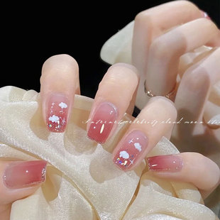 Net red nail cloud star sticker White Star Moon patch with adhesive new nail decal wholesale