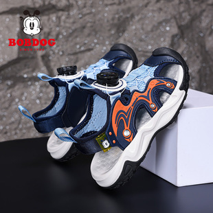 Babu Bean Girls Sandals Lightweight Cool Shoes 2024 New Boys Outdoor Summer Beach Shoes Sports Sandals