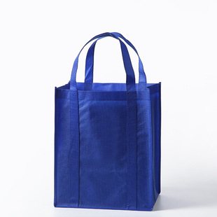 Spot cross-border trade non-woven tote bag portable reinforced non-woven bag blank supermarket shopping bag