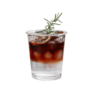 Casual Expanded Heat-Resistant Glass American Iced Coffee Cup Restaurant Milk Tea Cup Transparent Milk Cup Beer Cup Water Cup
