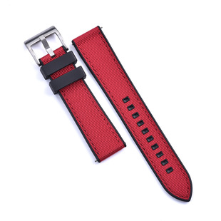 Juelang Nylon Strap Fluorine Rubber Strap 20mm22mm Flat Head Strap Universal Men