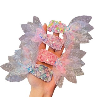 Children's Hair Accessories Mermaid Princess Hairpin South Korea Shiny Fishtail bb Clip Baby's Bangs Side Clip Girl's Broken Hairpin
