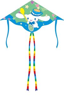 Weifang Kite Net Red Butterfly Мультфильм Детский воздушный змей Yifei Двуххвостая треугольная бабочка
