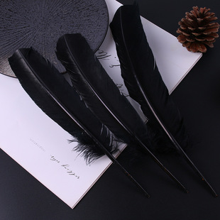 Turkey Nest feather feather turkey feather Indian headwear DIY angel wings quill pen handmade decorative materials