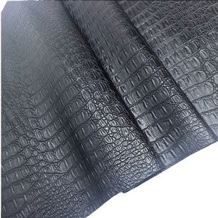 in stock Black Bracket Bottom Crocodile Pattern Leather Fabric Embossed Sofa Bags Handbags Gift Box Suitcase PVC