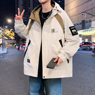 Spring and Autumn 13 Teen Coat Boy 14 Junior Senior high school Student 15 Year Old Handsome Jacket 16 Big Boy Top