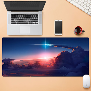 Mouse Pad Oversized Anime Neutral Thickened E-Sports Keyboard Game Lock Edge Desktop Pad Laptop Mat for Boys
