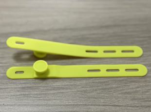 in stock cross-border gift silicone tape silicone data cable storage belt elegant and beautiful silicone binding belt printable LOGO