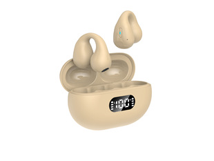 Huaqiang North q80 Wireless Clip Ear Bluetooth Headset Ear Clip Headset tws Gas Conduction tws Bluetooth Headset Digital Display