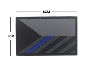 Haike Outdoor Amazon Supply Светоотражающий лист Светоотражающая повязка на липучке CZECH Вышитые тканевые наклейки Оптовая продажа