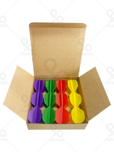 PENPEN spray darts cross-border color conjoined darts universal PP toughness toy carton 12 LT02