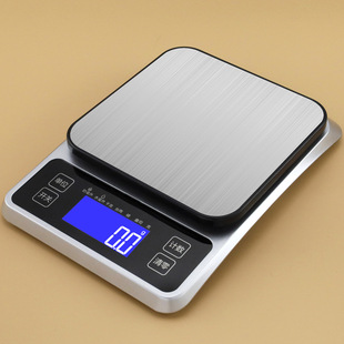 Charging household precision 10kg stainless steel food baking weighing 0.1g platform scale kitchen scale 5kg electronic scale