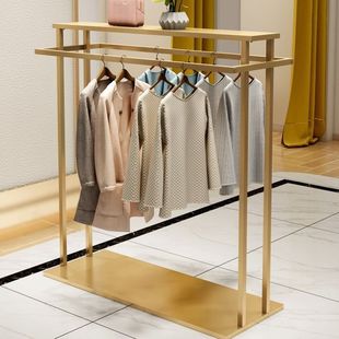 Clothing Store Nakajima Display Rack Floor-to-Floor Men's and Women's Pants Hanger Shopping Mall Middle Double Row Children's Clothing Display Shelf