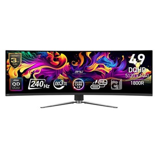 MPG 491CQPX QD-OLED 49 дюймов квази5 K изогнутый OLED с рыбным экраном 240Hz ЖК-дисплей