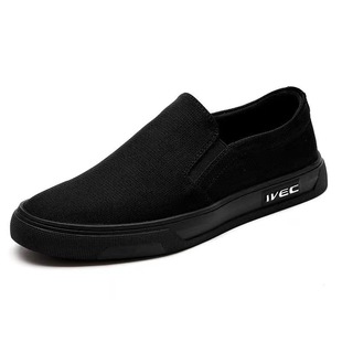 Men's Shoes Old Beijing Canvas Shoes Men's Summer Breathable Casual Work Shoes Slip-on Men's Shoes Men's