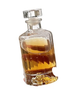 Creative View Mountain Cold Extract Coffee Sealed Bottle Empty Bottle Iced Tea Bottle Net Red Wine Bottle Glass Fruit Wine Bottle Sub-Pack Wine Pot