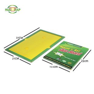 Thickened sticky rat board comes with attractant green safety mouse glue factory direct strong household rodent artifact