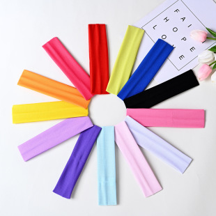 Outdoor sports hair band antiperspirant headscarf wholesale running fitness yoga sweat-absorbent headband men's and women's antiperspirant headscarf