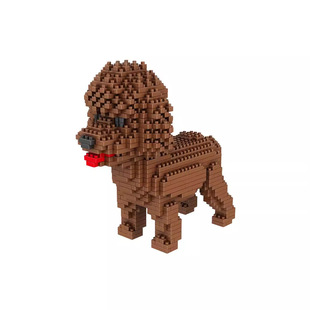 Star of small particle building blocks toys assembled toys animals 6618-1~6618-12 dog series wholesale