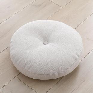 Bay Window Yoga Floor Large Linen Futon Cushion Thickened Round Fabric Balcony Japanese Tatami Cushion
