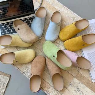 Баотоу половинные тапочки женские туфли Birkenn на улице