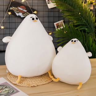 Cute seagull doll TikTok same plush toy fat Pier small seagull sleeping pillow rag doll gift wholesale
