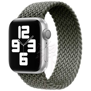 Металлическая головка для ремешка Apple Watch applewatch Модный нейлоновый Плетеный ремешок на запястье с одним коленом Ремешок iwatch