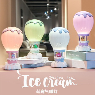 Creative gifts new cartoon multi-function night light pen holder student night reading book lamp desktop ornaments wholesale