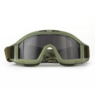 Desert Tactical Windproof Glasses Off-road Riding Goggles Military Fan Outdoor Riding Windproof Sand Drop-proof Goggles