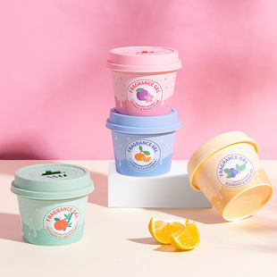 MINISO Известные и отличные продукты Горячие продажи Мороженое Ароматерапевтический Крем Свежее украшение для дома Без огня Ароматерапевтический крем без огня