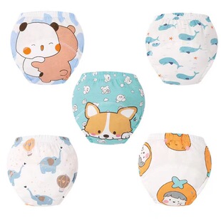 Summer Baby Training Pants Children's Diaper Pants Baby Study Pants Men's and Women's Diaper Pants Cross-border Pure Cotton Diapers
