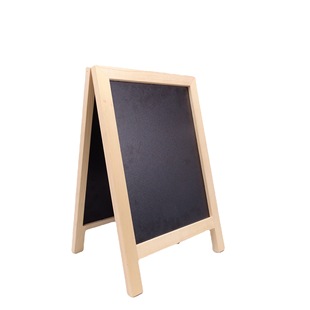 Wooden Small Blackboard Vertical Double-sided Wooden Drawing Board Shop Advertising Board Home Teaching Mini Message Board Small Blackboard