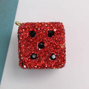 Amazon creative full diamond clay sieve accessories DIY car hanging bag hanging key chain accessories manufacturers wholesale accessories