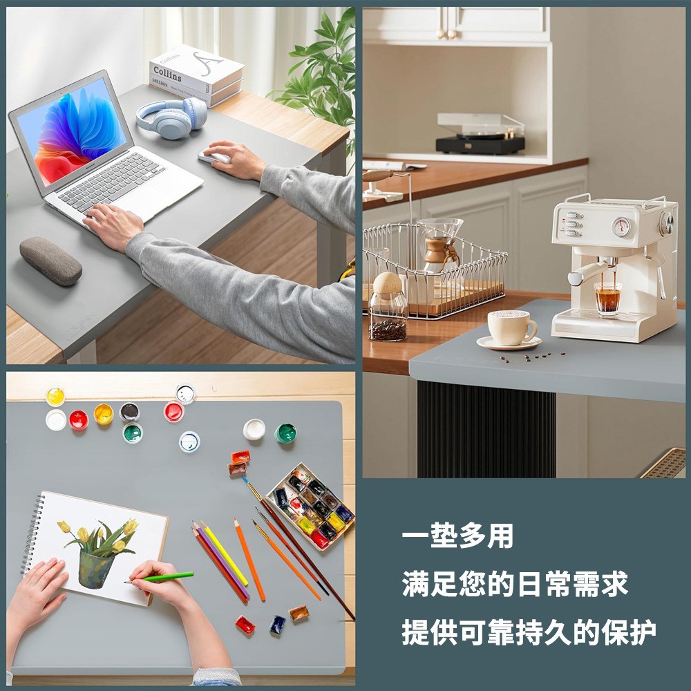 Silicon stol koʻzgulik antigrayscratching zashita asbob