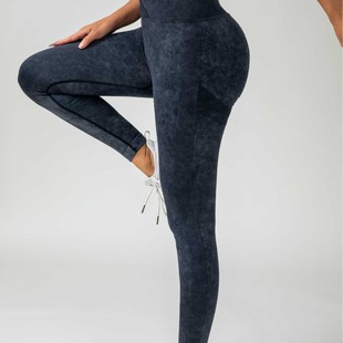 Ty Yoga Pants Cross-Border V-Waist Scrub High-Waist Hip-Lifting Fat-Burning Body-Shaping Outdoor Sports Running Fitness Long Pants