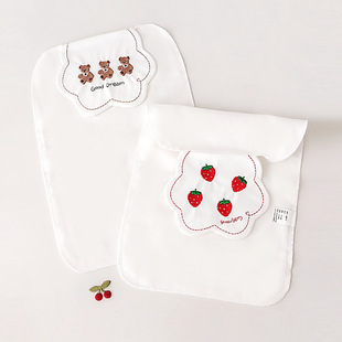 Children's cotton sweat towel gauze cotton sweat towel men and women baby antiperspirant large newborn baby back pad