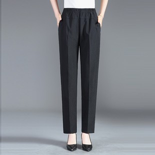 Middle-aged and Elderly Women's Pants Autumn and Winter Extra Large Size Mother's Pants Loose High Waist Long Johns Grandma's Pants Large Pants