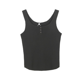 Plus size women's design top 2024 spring new chubby girl Inner French style camisole women's 120064