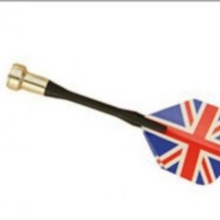 Large head plug-in flag magnetic dart split children's safety magnetic flying standard total length 9.7CM