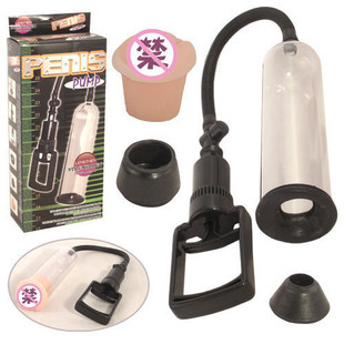 Foreign trade Men's aircraft Cup pull bar penis trainer with watch masturbator men's vacuum booster