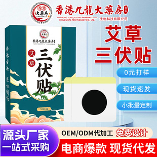 Гонконгская аптека Jiulong Sanfu наклейки с точками акупунктуры