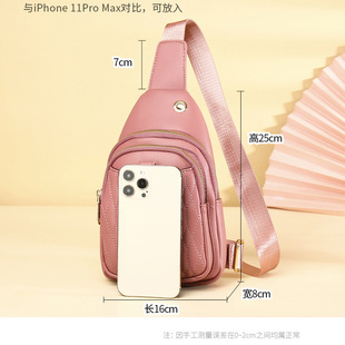 2022 New Fashion Chest Bag Women's Fashion ins All-match Crossbody Bag Korean Style Fashion Brand Student Casual Chest Bag
