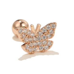Mori Sweet Butterfly Большая коллекция ушных ногтей для женщин, европейские и американские трансграничные цвета, маленькие животные, уха, гвозди, украшения для проколов тела