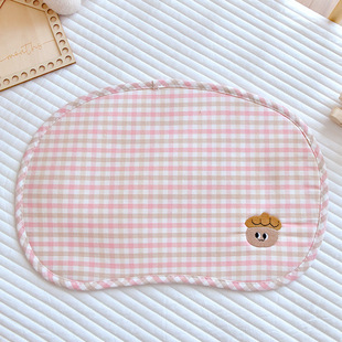 Ramie Cloud Pillow Newborn Baby Summer Cool Pillow 0-12 December Baby Flat Pillow Small Pillow Anti-Spitting Milk Pillow