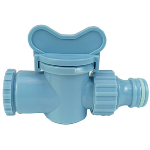 German and Austrian large nipple straight-through valve with switch leather pipe adapter repair connection docking two-way soft water pipe quick connection