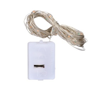 Small white box button copper wire light string flower cake decorative light atmosphere small light string large wholesale small light small string light