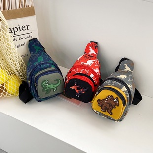 Children's bag 2020 new dinosaur Boys and Girls cute princess baby chest bag girl fashion crossbody backpack