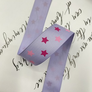 Color Five-pointed Star Thread Ribbon Ribbon Packaging Bag Accessories diy Handmade Hair Accessories Material Hair Accessories