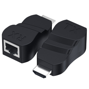 HDMI to Network Cable Adapter rj45 Extender CAT-5e/6 to HDMI HD 30 m Signal Amplifier