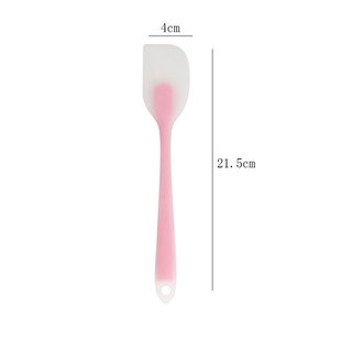 Factory in stock integrated semi-permeable silicone scraper baking scraper cake spatula cream scraping knife baking tools